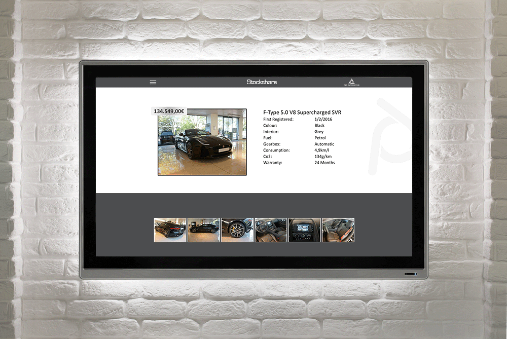 Used car display remarketing app iOS coaching consultancy sales